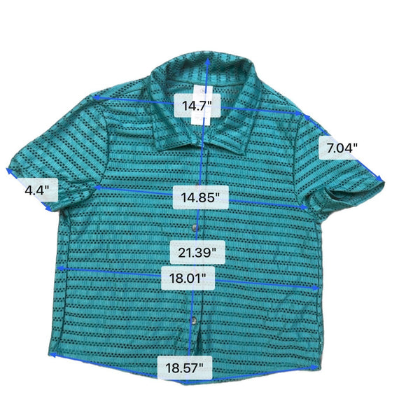 Hurley Womens Teal Button-Up Shirt & Elastic Waist PantsSet Sz XS Set