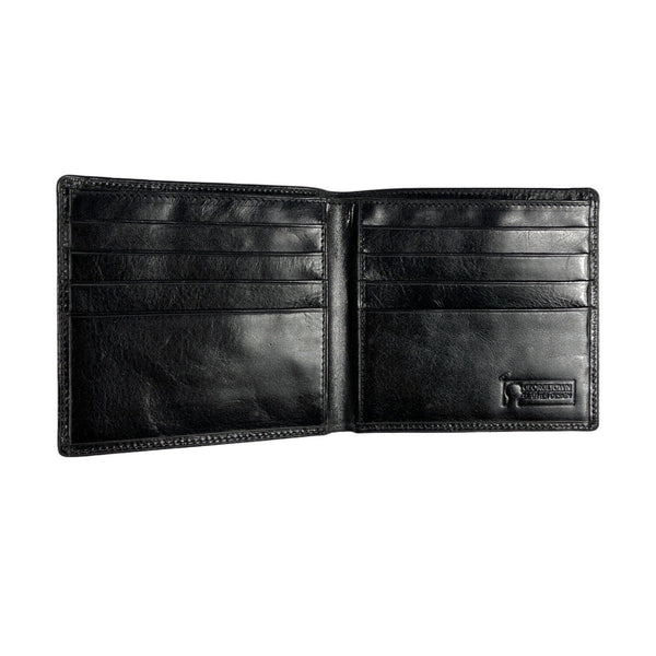 Georgetown Leather Designs Men's Black Leather Wallet Sz S