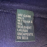 Lauren Ralph Lauren Womens Navy Double-Breasted Jacket Gold Button Sz XL