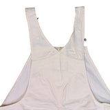 Carhartt Womens White Canvas Rugged Flex Bib Overalls Loose Fit Sz XL (16-18)