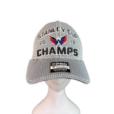 Fanatics Mens Gray/White Mesh Polyester NHL Hat OS