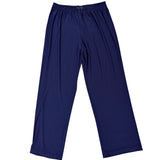 R&M Richards Womens Navy 2-Piece Petite Pant & Tee Stretch Set Size 14P