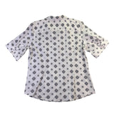 Talbots Womens White Non-Iron Short Sleeve Button-Down Shirt Size 16