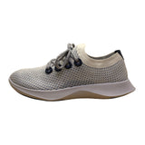 Allbirds Women’s White & Blue Knit Tree Dasher Lace-Up Running Sneakers Sz 10.5