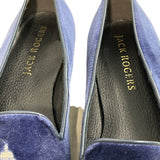 Jack Rogers Women’s Blue Velvet Loafers Sz 9.5M (EU 41) NWOB