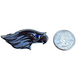 Wind Lane Screaming Eagle 2012 Metal Lapel Pin With Blue Gemstone Eye Design