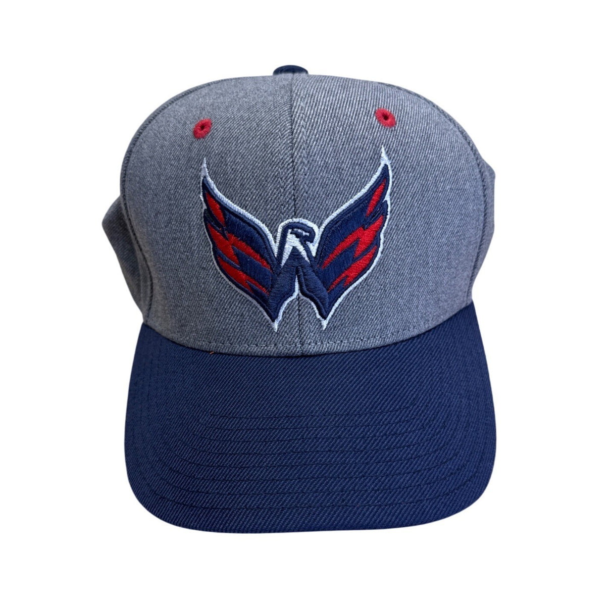 Adidas NHL Authentic Washington Capitals Adjustable Hat Gray/Blue