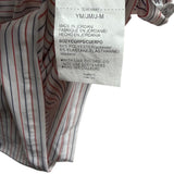 Under Armour Mens White Striped Polo Shirt UPF 50 Short Sleeve Golf Sz M