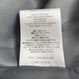 Aptro Womens Gray Wool Blend Double-Breasted Winter Coat Size S