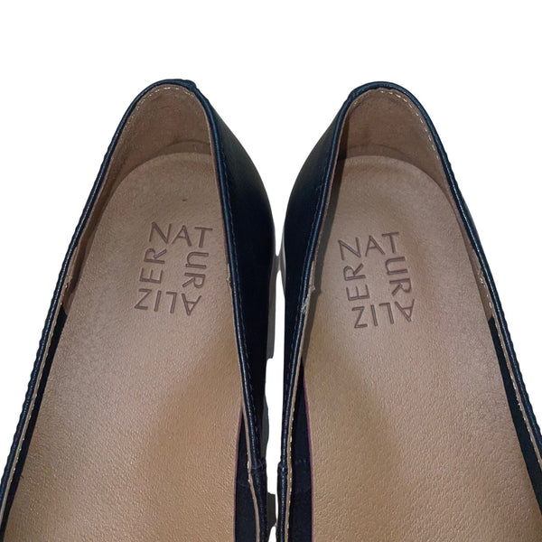 Naturalizer Women’s Black Leather Casual Sporty Karis Loafers Size 6W