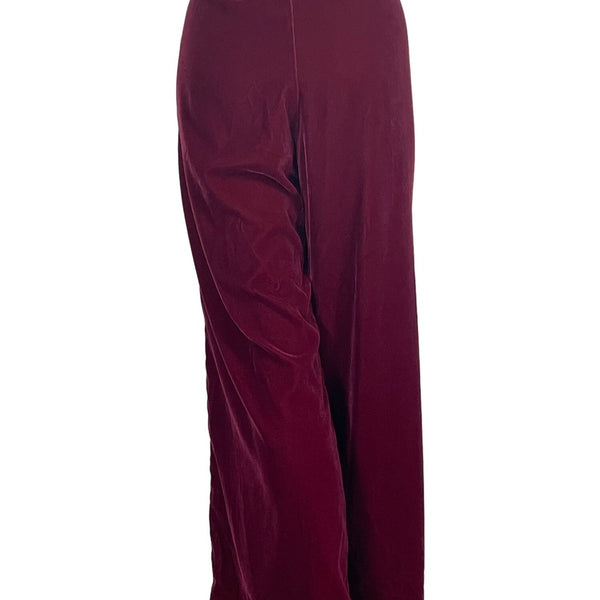 GAP Red Velvet Pants Size 10 Petite Made In Indonesia New