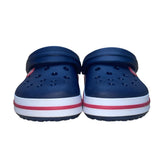 Crocs Kids Navy Blue Classic Rubber Clog Sandals Size C10