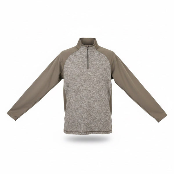 Under Armour Mens Gray Long-Sleeve Quarter Zip Pullover Size XL