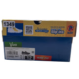 Skechers Men’s Navy Mesh Vegan Slip-Ins Memory Foam Wide Fit Sneakers Size 12
