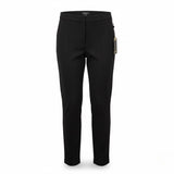 NYDJ Womens Black Ponte Ankle Pants Lightweight Slim Stretch Fit Modern Size 6