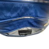 Baggallini Women’s Blue Nylon RFID-Blocking Adjustable Strap Crossbody Bag