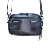 IHKWIP Unisex Black Nylon Adjustable Strap Convertible Crossbody Bag