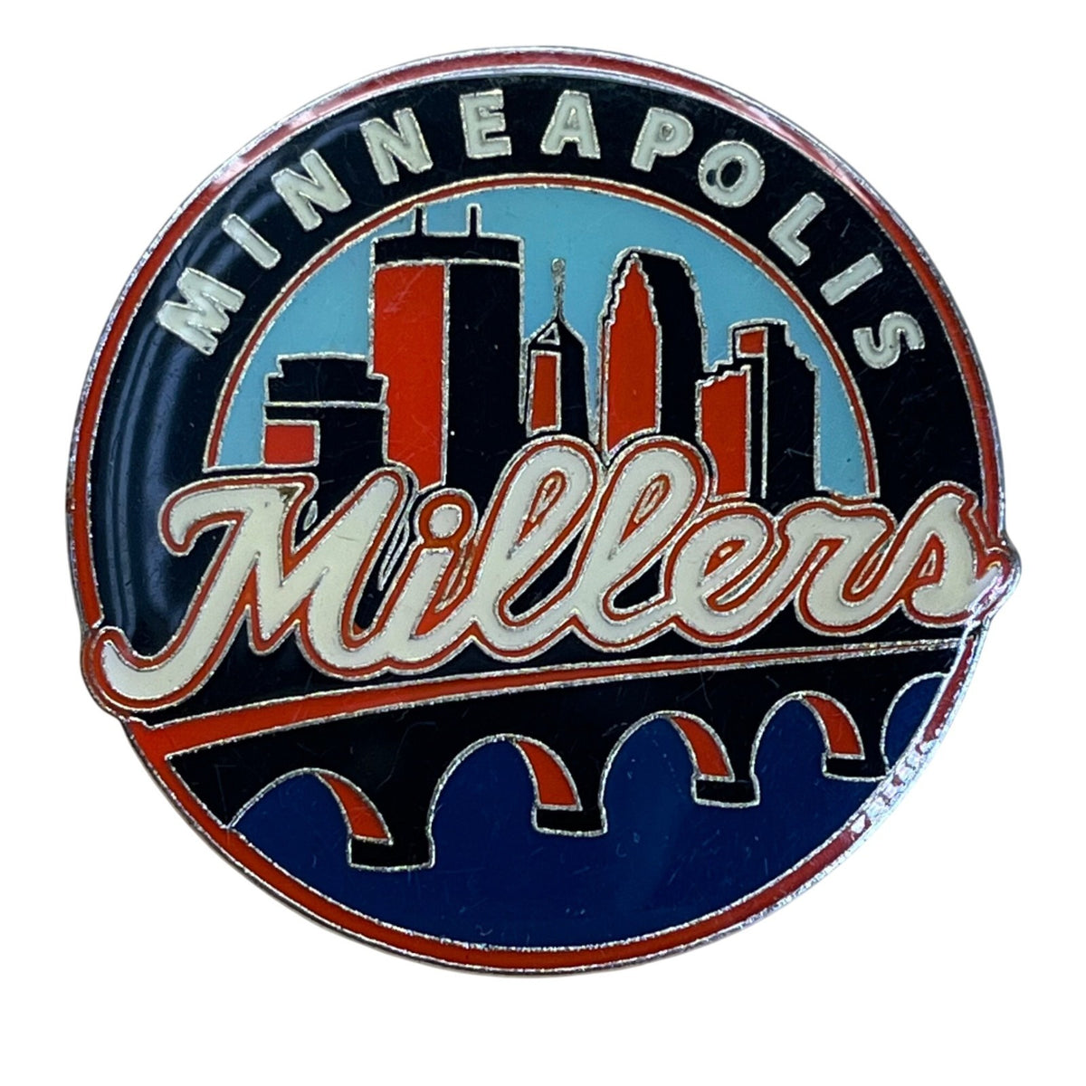 Minneapolis Millers Skyline Collectible Pin