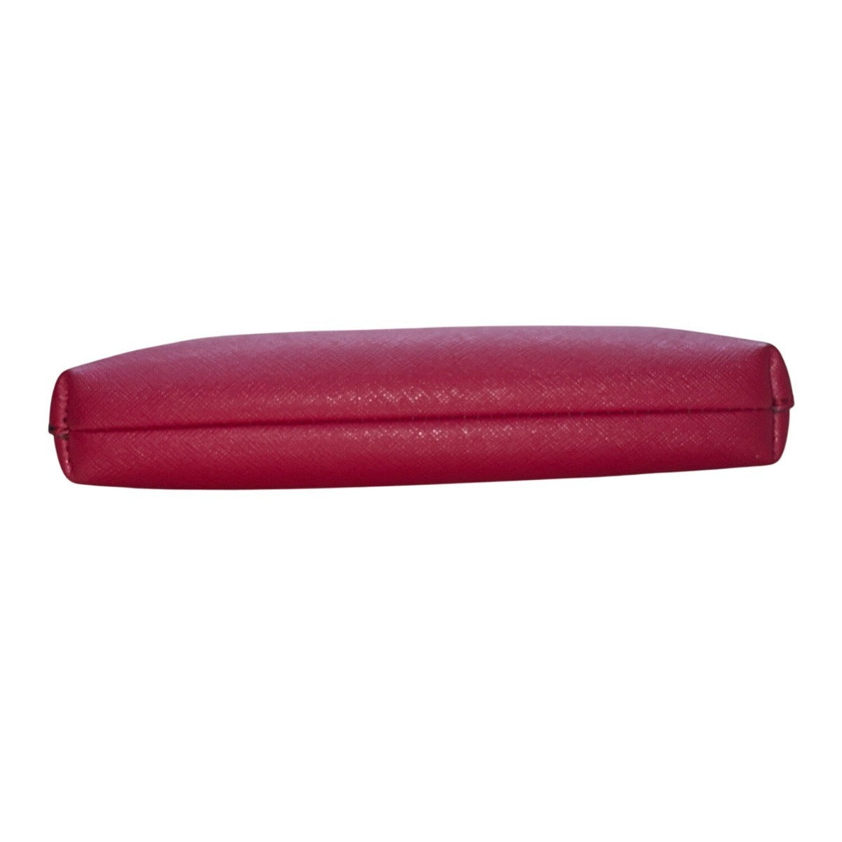 Calvin Klein Women’s Red Faux Leather Chain Strap Zip Closure Crossbody Bag