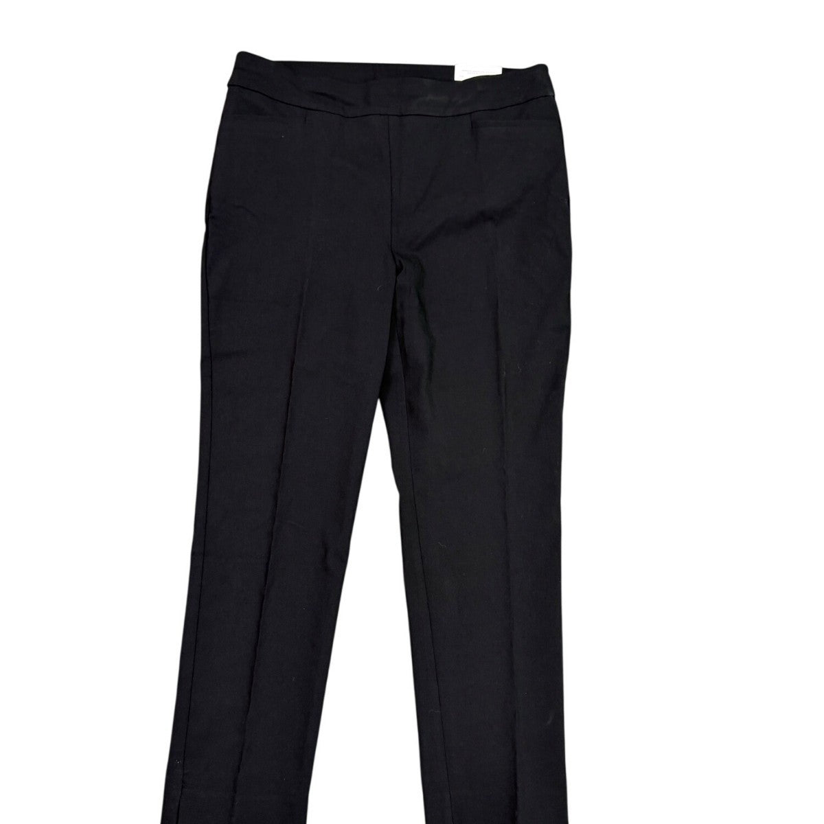 Chico’s Women’s Black Rayon Blend Slim Ankle Pants So Slimming 360 Pants 10R