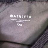 Athleta Womens Gray Sleeveless Drawstring Waist Dress XXS