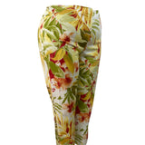 Linda Allard Ellen Tracy Womens Multicolor Floral Capri Pants Sz 16