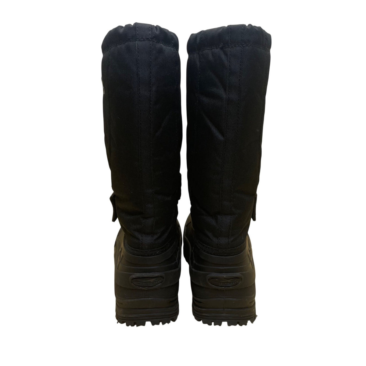 Arctic Cat Men’s Black Adhesive Adjust Strap Insulated Snow Winter Boots Sz 10