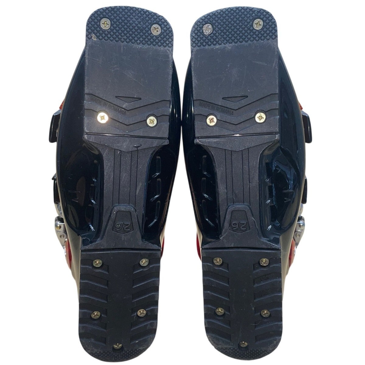 Salomon Unisex Red & Black Plastic 3D Buckles X7 Impact Ski Boots Size 26.5