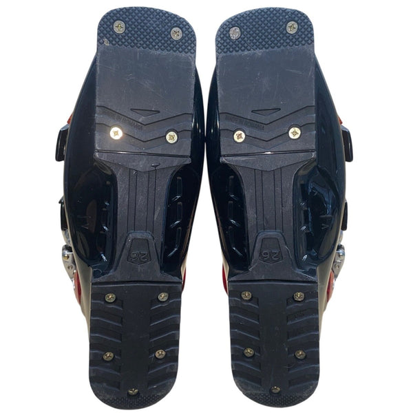 Salomon Unisex Red & Black Plastic 3D Buckles X7 Impact Ski Boots Size 26.5