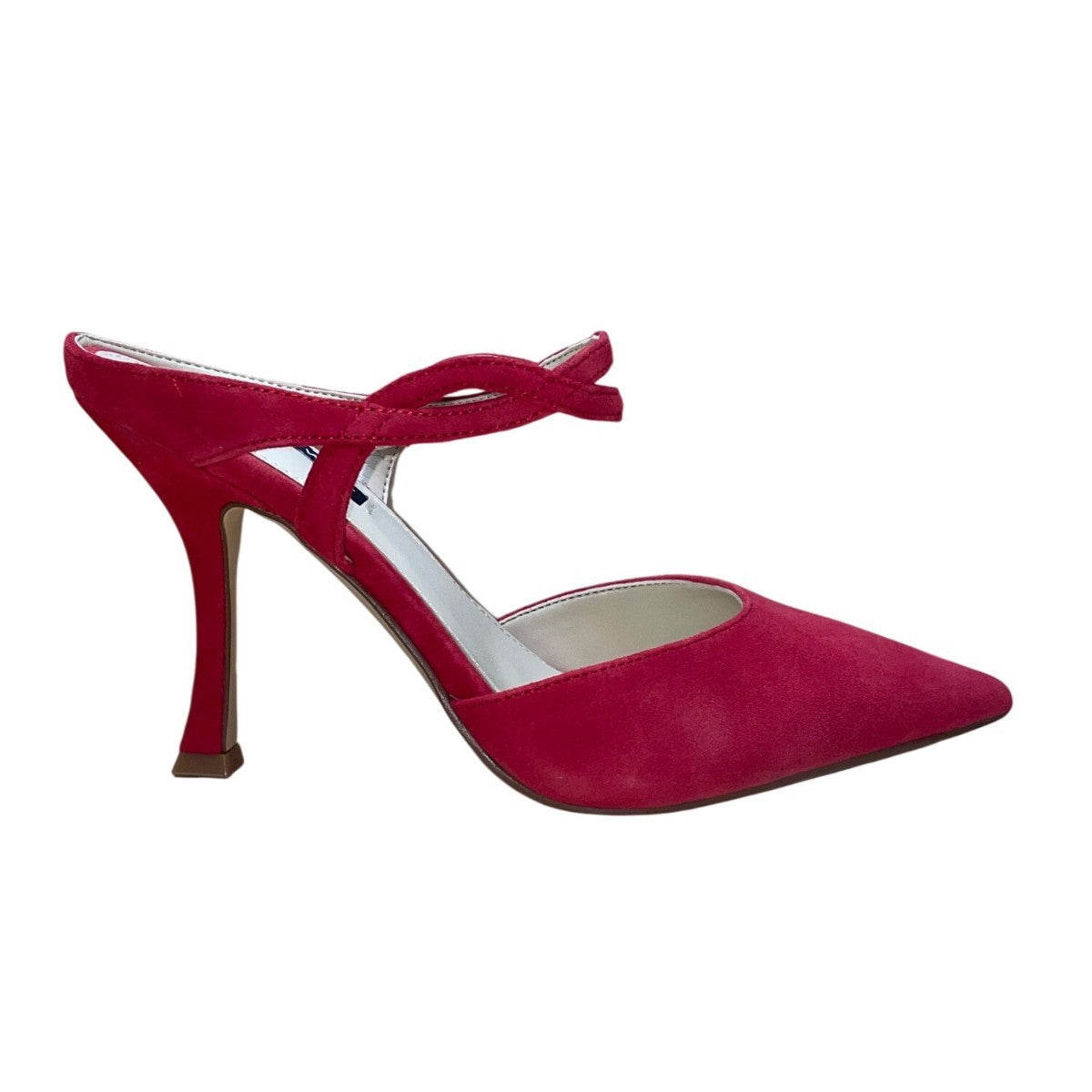 Nine West Women’s Medium Red Suede & Leather Sing Pointed Toe Heels Size 8.5M