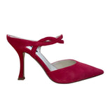 Nine West Women’s Medium Red Suede & Leather Sing Pointed Toe Heels Size 8.5M