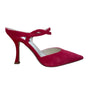 Nine West Women’s Medium Red Suede & Leather Sing Pointed Toe Heels Size 8.5M