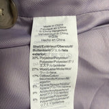 Madewell Womens Lavender Button-Up Coat With Dual Pockets & Lining Sz XS