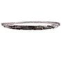 Trifari Womens Silver Tone Metal Textured Bangle Bracelet Vintage Style