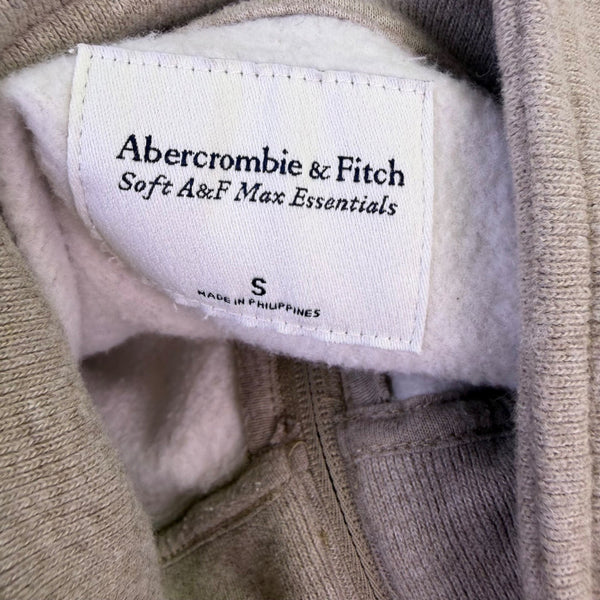 Abercrombie & Fitch Womens Gray Cropped Half-Zip Sweatshirt Size S
