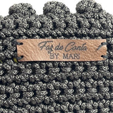 Faz De Conta By Mari Women's Grey Crocheted Clutch Sz M - New
