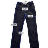 Guess Jeans Mens Black Denim Pants Classic Fit Cotton Narrow Leg Size 30
