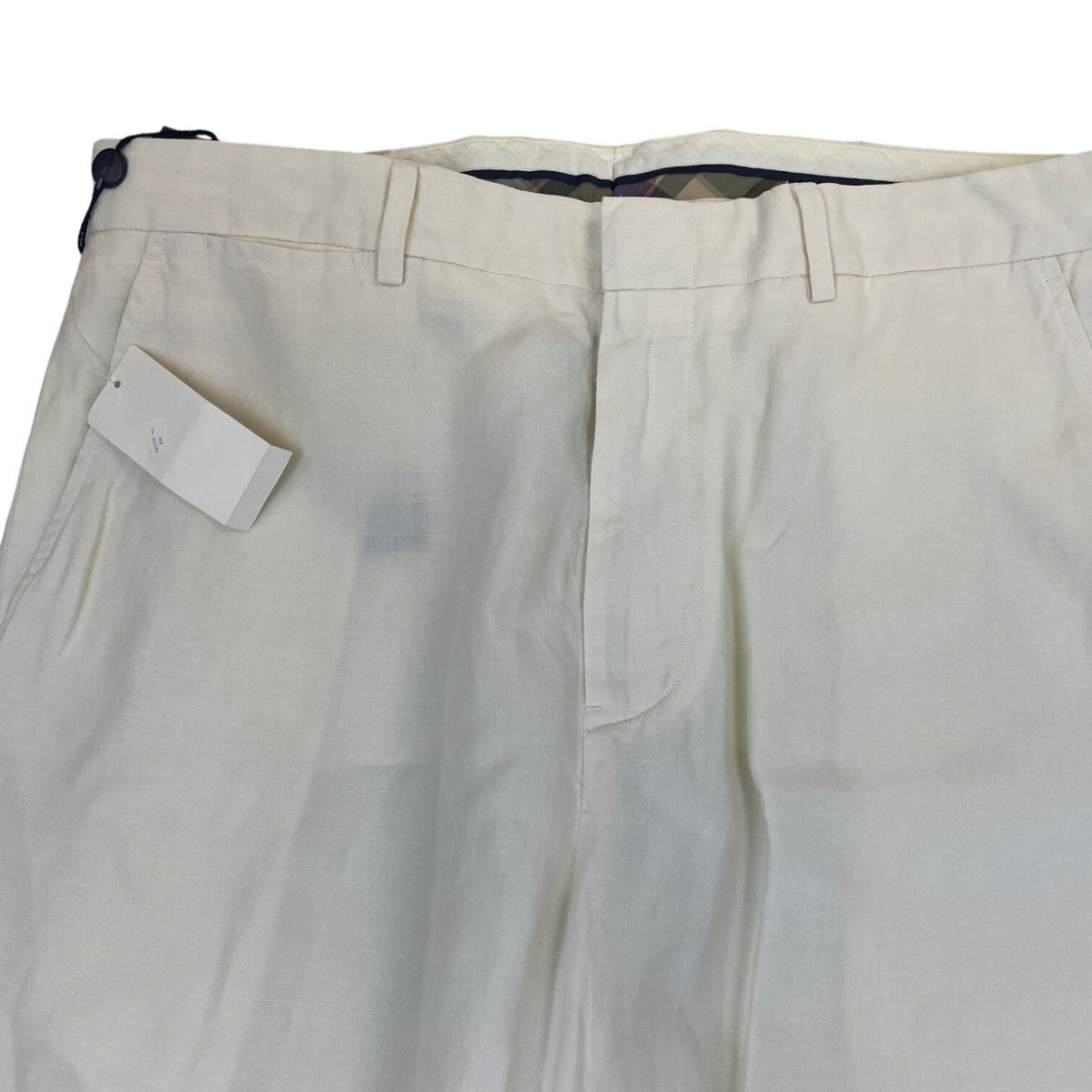 Polo Ralph Lauren Men’s White Linen Flat-Front Dress Pants Size 34-34 - New