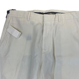 Polo Ralph Lauren Men’s White Linen Flat-Front Dress Pants Size 34-34 - New