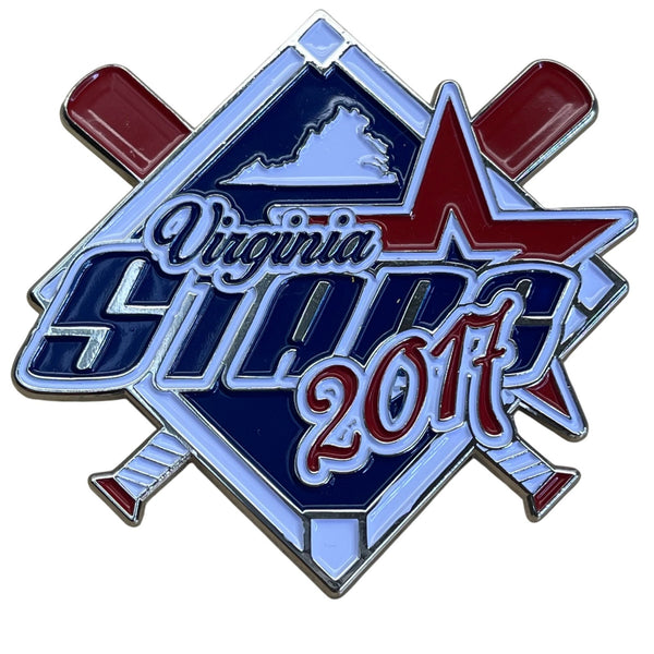 Virginia State 2017 Baseball Trading Pin With Dual Clutch Back