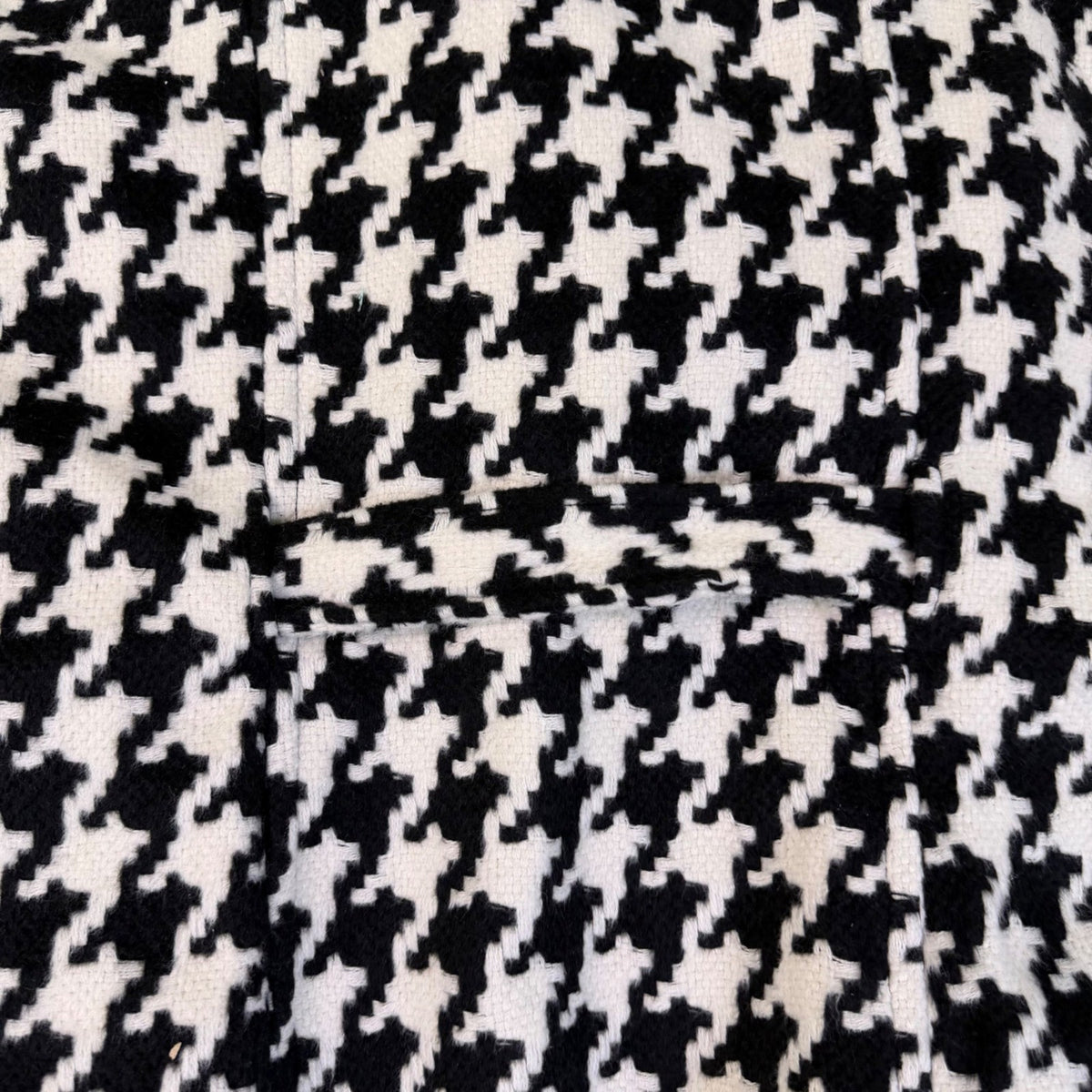 New York & Company Womens Black & White Houndstooth Belted Cape Jacket M
