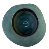 The Bak-Pakker By B-Bar-H Mens Green Wool Fedora Water Repellent Vintage Hat