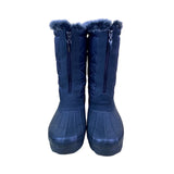 Khombu Women’s Gray Quilted Faux Fur Lined Zippered Winter Snow Boots Size 10M