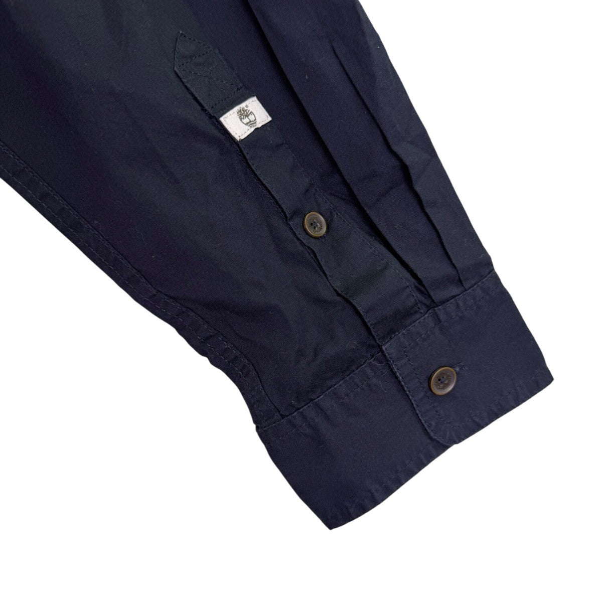 Timberland Mens Navy Cotton & Polyester Long Sleeve Button-Up Shirt Size XL