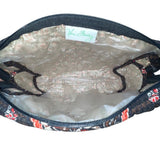 Vera Bradley Women’s Brown Quilted Paisley Fabric Carry-On Travel Duffel Bag