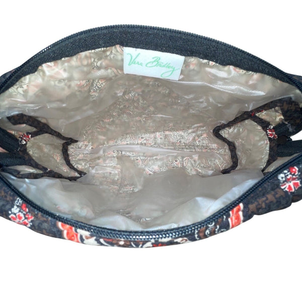 Vera Bradley Women’s Brown Quilted Paisley Fabric Carry-On Travel Duffel Bag