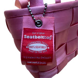 The Original Seatbelt Bag Women’s Pink Seatbelt Fabric Woven Tote Bag