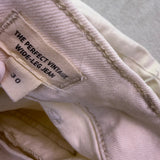 Madewell Womens White Cotton Blend Wide-Leg Jeans The Perfect Vintage Size 30