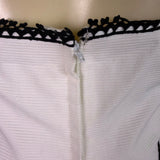 Victor Costa Women’s White & Black Dress & Blazer Set Elegant Lace Size 10