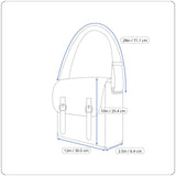 Tumi Mens Black Nylon Adjustable Strap With Zippered Pockets Messenger Bag